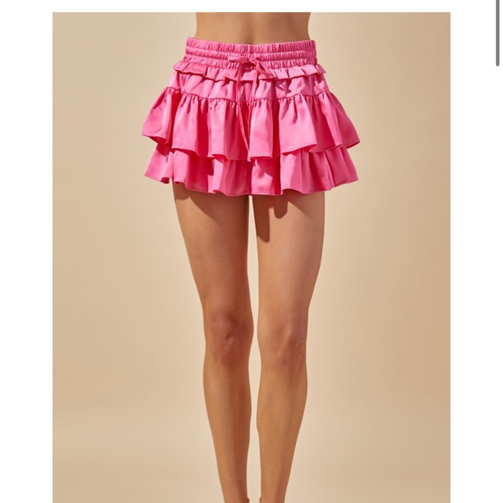 pink skirt